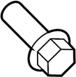 1125N2161 - Engine: Front Mount Bracket Bolt for Infiniti Image