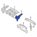 AE8Z5446775A - Body: Pkg Tray Support for Ford Image image