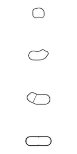 77005800 - : Engine Oil Cooler Gasket Set for Ajusa Image