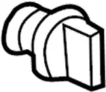 2144001G10 - Belts &amp; Cooling: Radiator Drain Plug for Infiniti Image