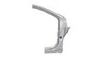 6113102190 - Body: Hinge Pillar for Toyota Image