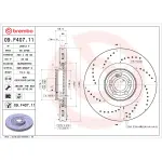 9F40711 - : Brembo PRIME Disc Brake Rotor for Brembo Image