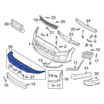 KR3Z17D957AA - : Valance Panel for Ford: Mustang Image