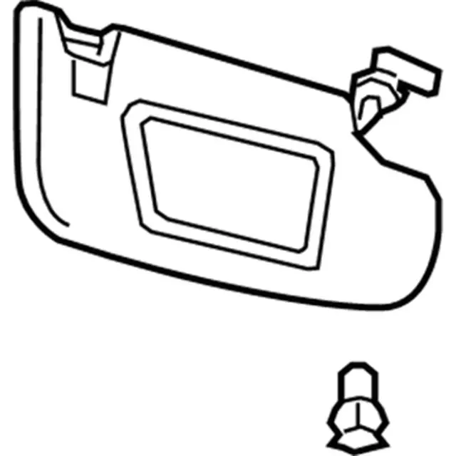 HS7Z5404104FE - Body: Sun-visor for Ford: Fusion, Police Responder Hybrid, SSV Plug-In Hybrid Image