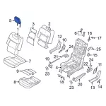 MB5Z78611A08HD - Body: Headrest for Ford: Explorer Image