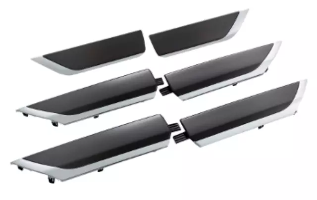 84458971 - : 2021-2025 GMC Chevrolet Interior Trim Kit Crew Cab Silver Sierra Silverado 2500 HD 3500 HD for Chevrolet: Silverado 1500, Silverado 1500 LTD, Silverado 2500 HD, Silverado 3500 HD | GMC: Sierra 1500, Sierra 1500 Limited, Sierra 2500 HD, Sierra 3500 HD Image