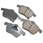 EUR819 - : Akebono EURO Ultra Premium Ceramic Disc Brake Pad Kit for AKEBONO Image