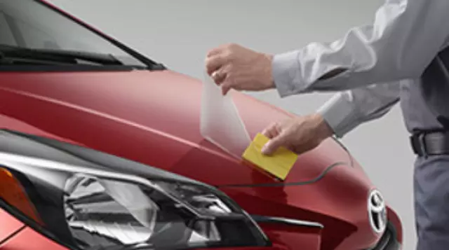 PT90752180 - Exterior: 2018 Toyota Yaris - Paint Protection Film, Front Bumper for Toyota: Yaris Image