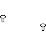 7T4Z19D721D - HVAC: Evaporator Tube Clip for Ford: Edge | Lincoln: MKX Image