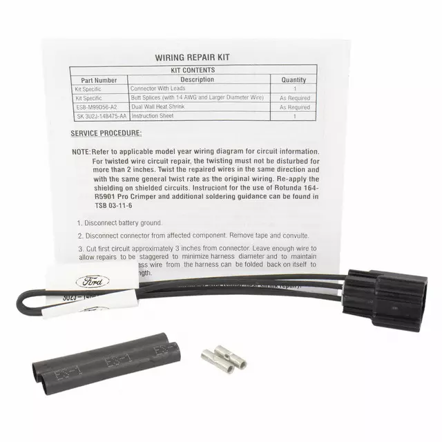 3U2Z14S411EKC - : Wire Assembly for Ford Image