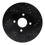 63354053R - : DFC Brake Rotor - Drilled and Slotted - Black for DYNAMIC FRICTION Image