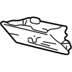 3L2Z1004810AAA - Body: Ashtray for Ford Image