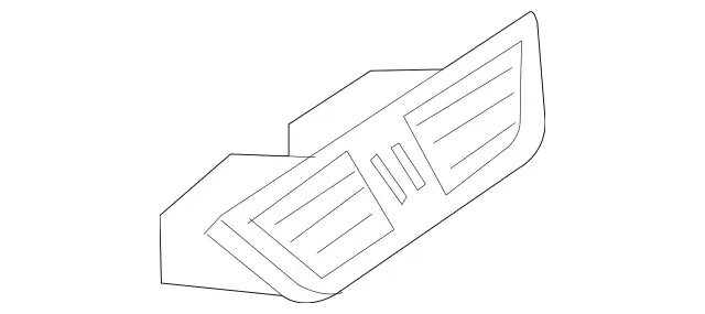 21983000549116 - Body: Vent Grille for Mercedes-Benz Image