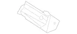 2516200430 - Cowl, Front Panel: Carrier for Mercedes-Benz Image