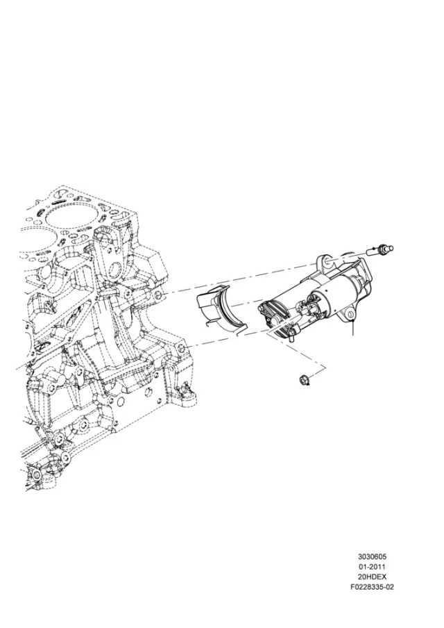 FJ5Z11002A - Electrical: Starter for Ford Image