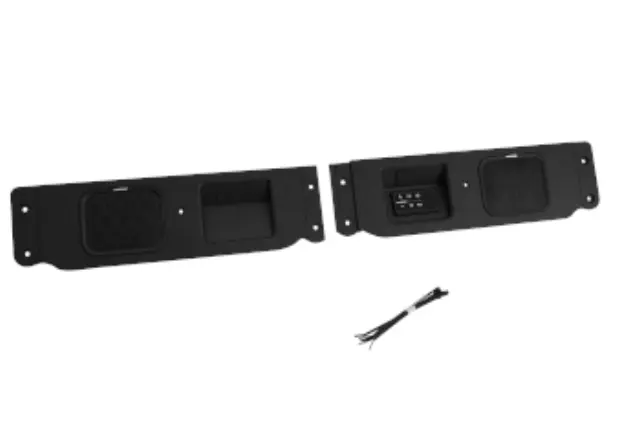 19434975 - Electronics: 20-23 Silverado &amp; Sierra HD OEM MultiPro Tailgate Kicker Speaker System -- New Part Number: 19435808 for Chevrolet: Silverado EV | GMC: Sierra 2500 HD, Sierra 3500 HD Image