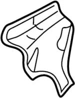 767752Y000 - Body: Wheelhouse Extension for Infiniti Image