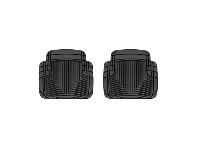 W50 - Accessories: Rear Black All Weather Floor Mats for WeatherTech Image