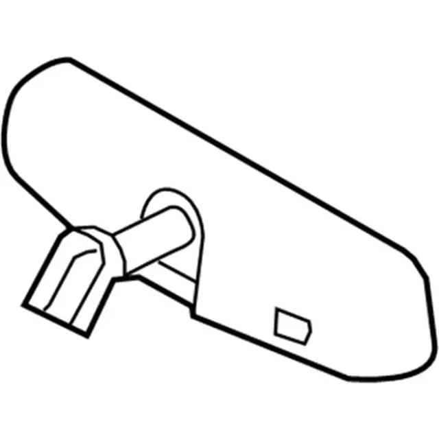 FU5Z17700P - Body: Mirror Inside for Ford: E-350 Super Duty, E-450 Super Duty, Explorer, Police Interceptor Utility Image