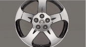 999W1CS000 - Wheels: 18-Inch Chrome Wheels for Nissan: Murano Image