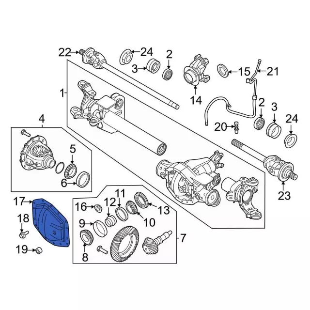 PC3Z4033C - Suspension: Cover for Ford: F-250 Super Duty, F-350 Super Duty Image