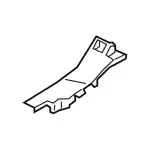 DT1Z1713228AE - Body: Rear Sill Plate for Ford: Transit Connect Image