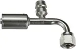 G455890808S - : Female SAE Tube O-Ring Nut Swivel-R134a Svc Port-90 Bent Tube-Stl PolarSeal ACA for Gates Image