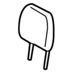 FU5Z78611A08AB - Body: Headrest, Outer for Ford: F-150, F-250 Super Duty, F-350 Super Duty, F-450 Super Duty Image