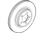 4U2Z1V125N - Brakes: Rotor for Lincoln: Aviator Image