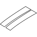 FR3Z9920000CT - Body: Stripe Tape for Ford: Mustang Image