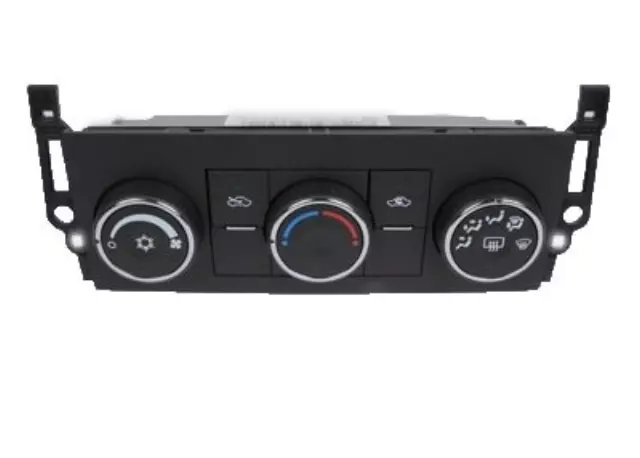 20787114 - : Heating and Air Conditioning Control Panel with Rear Window Defogger Switch for Chevrolet: Avalanche, Silverado 1500, Silverado 2500 HD, Silverado 3500 HD, Suburban 1500, Suburban 2500, Tahoe | GMC: Sierra 1500, Sierra 2500 HD, Sierra 3500 HD, Yukon, Yukon XL 1500, Yukon XL 2500 Image