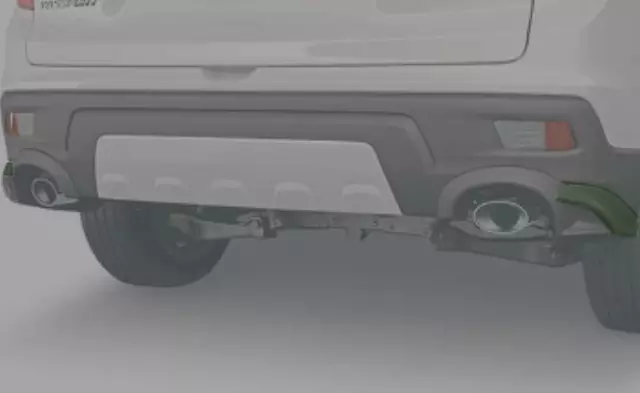 8F03TGS160 - : Rear Under-Body Spoilers - Black Forest Pearl for Honda: Passport Image