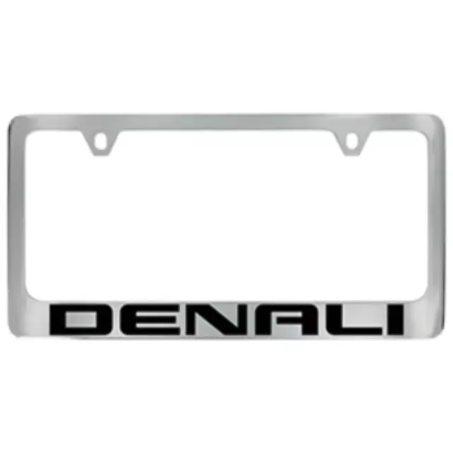 19368092 - Exterior: License Plate Frame for GMC: Acadia, Acadia Limited, Savana 2500, Savana 3500, Savana 4500, Sierra 1500, Sierra 1500 Limited, Sierra 2500 HD, Sierra 3500 HD, Terrain, Yukon, Yukon XL, Yukon XL 1500 Image