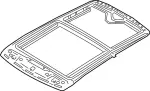 913005NA0A - : Sunroof Frame for Infiniti Image