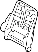 87651JK76A - : Seat Back Frame for Infiniti Image