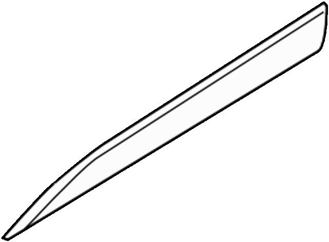 87721S2ZA0 - : Garnish Assembly Front Dr Side Left-Hand for Hyundai Image