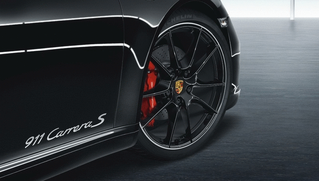 98204480010041 - Exterior: 2016-2023 Porsche - Model Designation On Doors - Black for Porsche: 718 Boxster, 911 Image