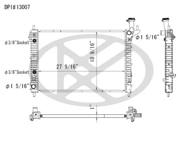 A13007 - Cooling Systems: Koyorad Radiator for Koyo Image