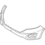 FT4Z17D957CAPTM - Body: Bumper Cover for Ford: Edge Image