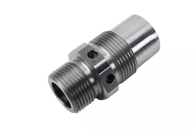 55495106 - : Oil Filter Connector for Buick: Encore GX, Envision | Cadillac: CT4, CT6, Escalade, Escalade ESV, XT4, XT5, XT6 | Chevrolet: Blazer, Silverado 1500, Suburban, Tahoe, Trailblazer | GMC: Acadia, Sierra 1500, Sierra 1500 Limited, Yukon, Yukon XL Image