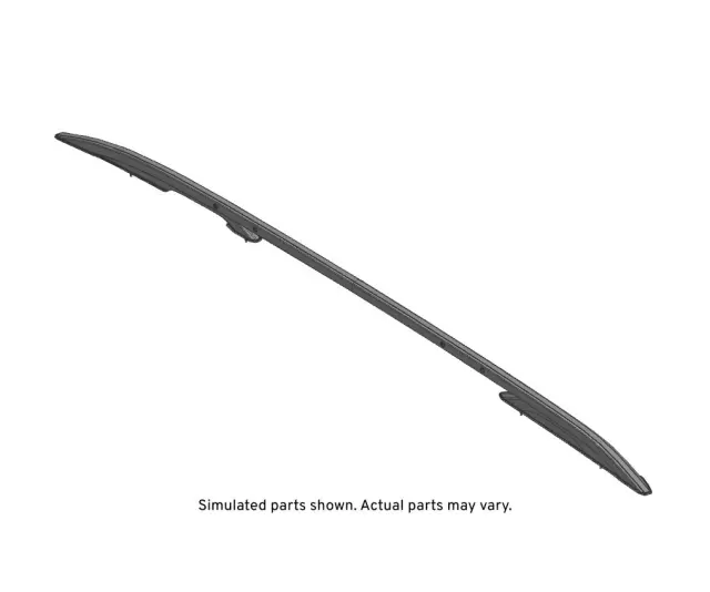 84799366 - : Black Passenger Side Luggage Carrier Side Rail for GM Image