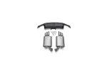 M5230MSVTCD - : 2013-2014 Mustang GT Axle Back Quad Tip Mufflers With Rear Lower Valence for Ford Performance Parts Image