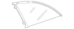 2516700750 - : Side Window for Mercedes-Benz: R320, R350, R500 Image