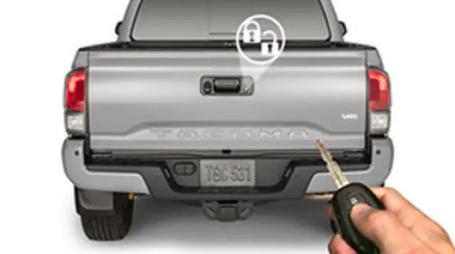 PK3B635JS0 - Exterior: Tailgate Lock, Remote, Extra Long Wheelbase for Toyota: Tacoma Image