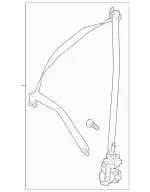 16686016009C94 - Electrical: Retractor for Mercedes-Benz Image