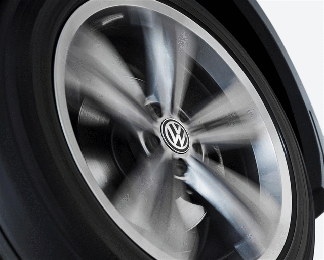 71213C - Wheels: Dynamic Wheel Center Caps for Volkswagen: Golf, Jetta, Tiguan Image