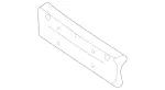 1678803405 - Attachment Parts: License Plate Holder for Mercedes-Benz Image