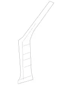 2216302110 - Side Panels: Pillar for Mercedes-Benz Image