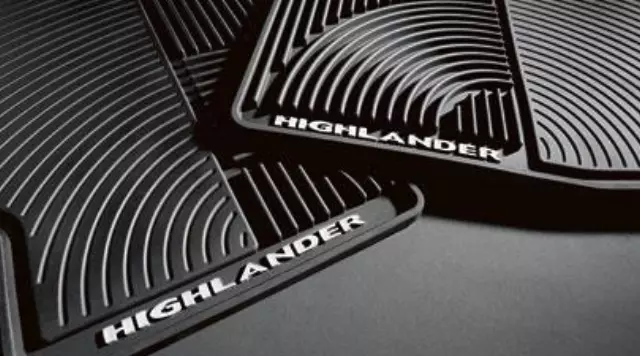 PT90848H0W02 - : 2008-2010 Toyota Highlander - 2PC All Weather Mats Blkfrt Hhldr for Toyota: Highlander Image