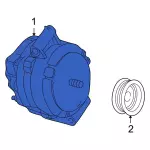 6L8Z10346ADRM - : Alternator for Ford: Escape | Mercury: Mariner Image